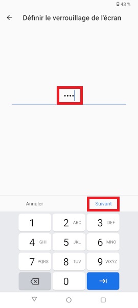 Mettre en place un verrouillage de sécurité