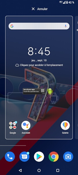 Ajouter des widgets à l’écran d’accueil 