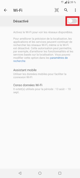 Comment connecter le Wi-Fi ?