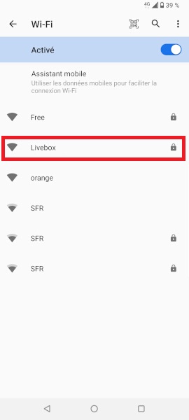 Comment connecter le Wi-Fi ?