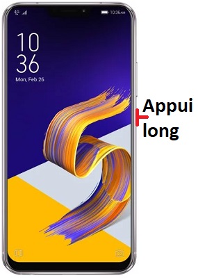Comment éteindre le Asus Zenfone 5 ?