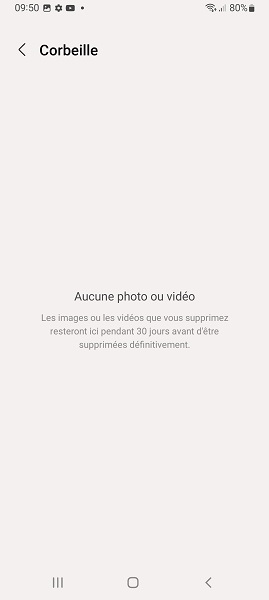 Récupérer depuis Samsung Cloud ou OneDrive