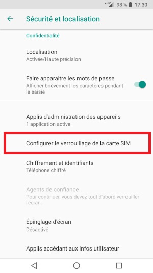 Changer le code PIN sur le Crosscall Trekker X4
