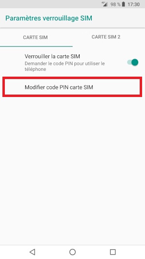 Changer le code PIN sur le Crosscall Trekker X4