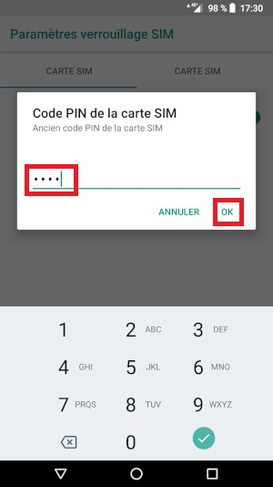 Changer le code PIN sur le Crosscall Trekker X4