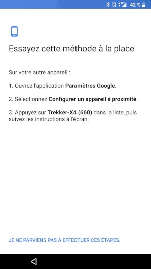 Transférer ses données depuis un android