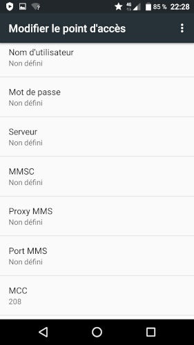 Configurer l’envoi et la réception de MMS