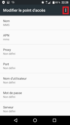 Configurer l’envoi et la réception de MMS