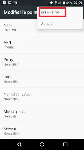 Comment configurer internet avec les données mobiles ?