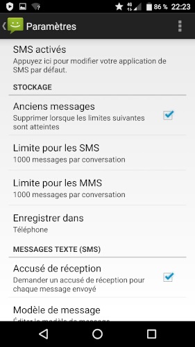 Comment activer les accusés de réception ?