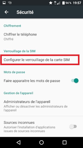 Changer le code PIN sur le Crosscall Trekker X3
