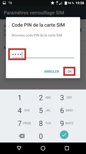 Changer le code PIN sur le Crosscall Trekker X3