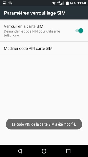 Changer le code PIN sur le Crosscall Trekker X3