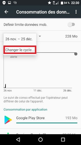 Suivre et gérer sa consommation internet