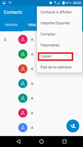 Comment copier ses contacts de son Crosscall Trekker X3 ?