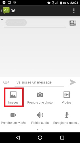 Comment envoyer un MMS avec son Crosscall ?