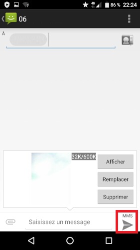 Comment envoyer un MMS avec son Crosscall ?