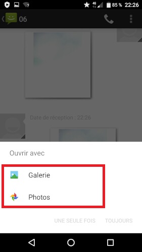 Ouvrir et enregistrer un MMS sur son Crosscall