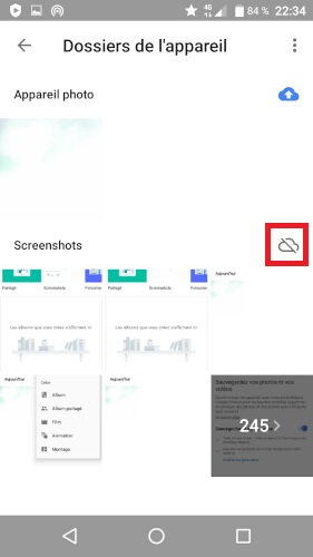 Sauvegarder vos photos et vidéos sur Google Photo.