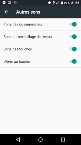 Personnaliser les sons