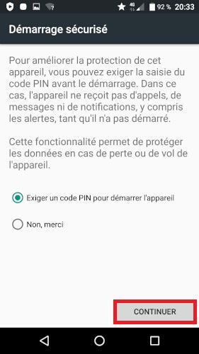 Mettre en place un verrouillage de sécurité