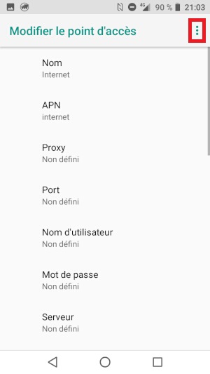 Comment configurer internet avec les données mobiles ?