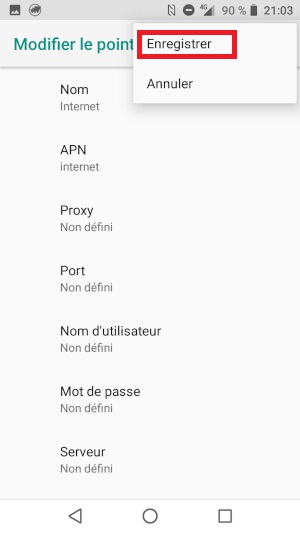 Comment configurer internet avec les données mobiles ?