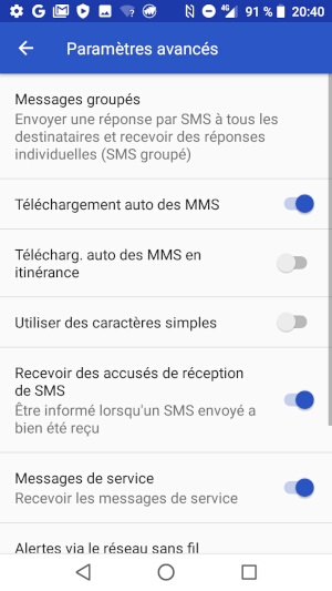 Comment activer les accusés de réception ?