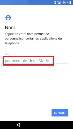 Nommer votre Crosscall 