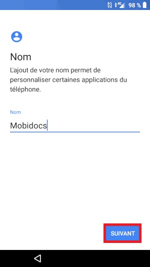 Nommer votre Crosscall 