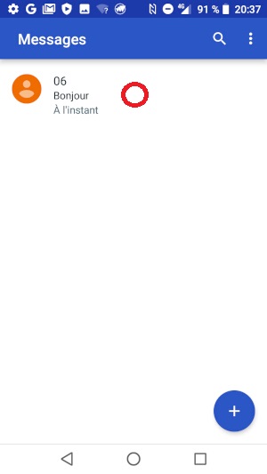 Bloquer les messages d’un correspondant