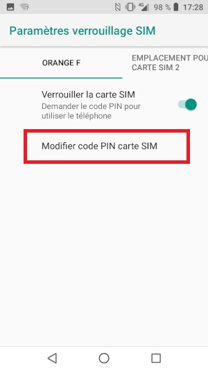 Changer le code PIN sur le Crosscall Core X3