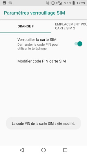 Changer le code PIN sur le Crosscall Core X3