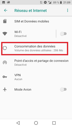 Suivre et gérer sa consommation internet