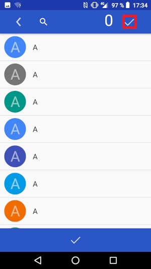 Importer contacts du téléphone vers la SIM.