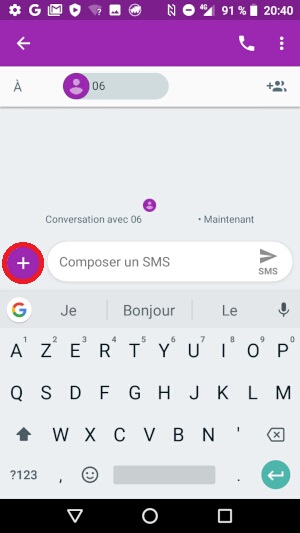 Comment envoyer un MMS avec son Crosscall ?