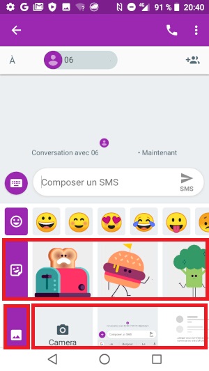 Comment envoyer un MMS avec son Crosscall ?