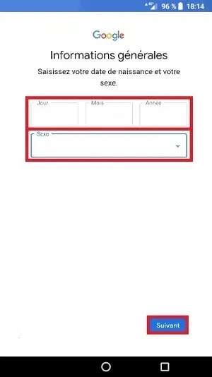 Je n’ai pas d’adresse @gmail.com