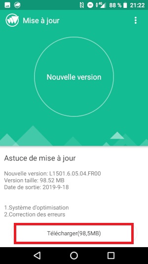 Mettre à jour la version logicielle son Crosscall