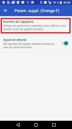 Masquer son numéro sur Crosscall