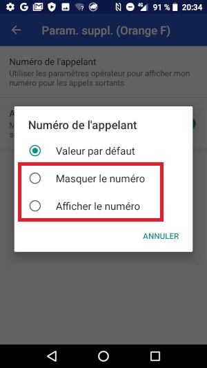 Masquer son numéro sur Crosscall
