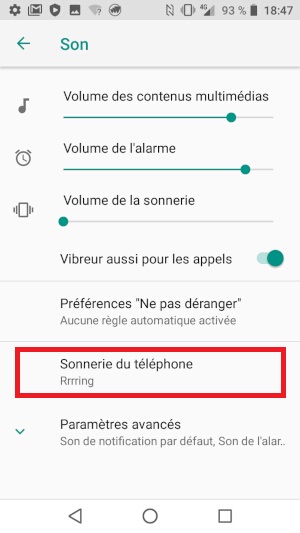 Mettre une musique en sonnerie sur le Crosscall
