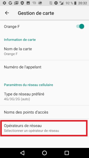 Effectuer une recherche manuelle des réseaux