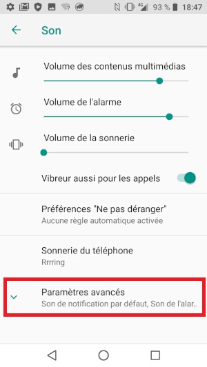 Personnaliser les sons