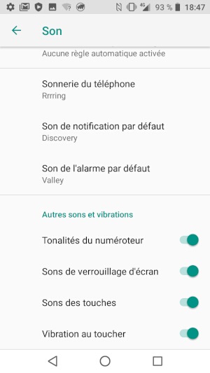 Personnaliser les sons