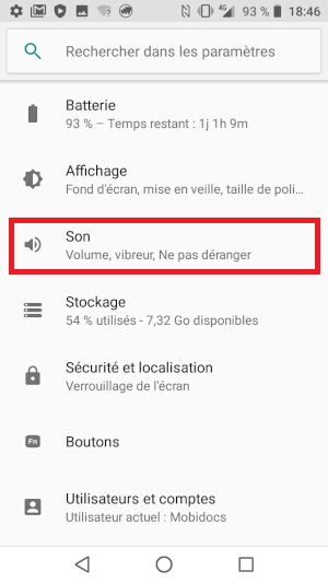 Personnalisation de la sonnerie du Crosscall 