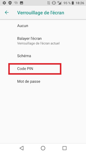 Mettre en place un verrouillage de sécurité