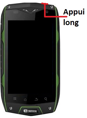 Comment allumer le Crosscall Odyssey + ?