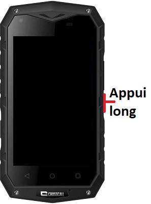 Comment allumer le Crosscall Odyssey S1 ?