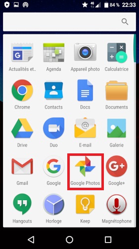 Sauvegarder vos photos et vidéos sur Google Photo.